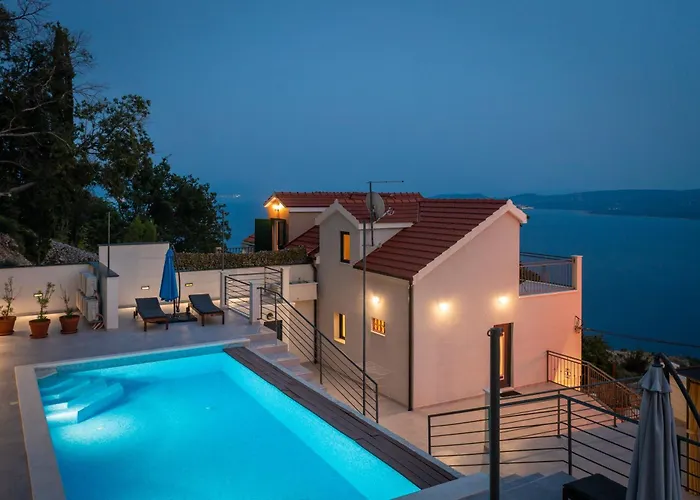 Xxl Vista - Heated Pool Villa Lokva Rogoznica